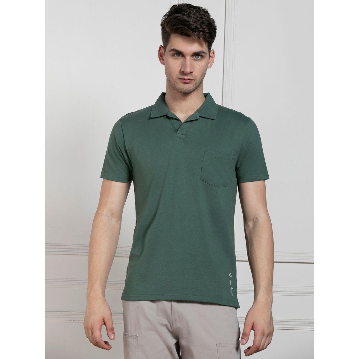 Dennis Lingo X Styli  Regular Fit Solid Polo with Patch Pocket-men-clothing-tshirtsandpolos-polos-image-2