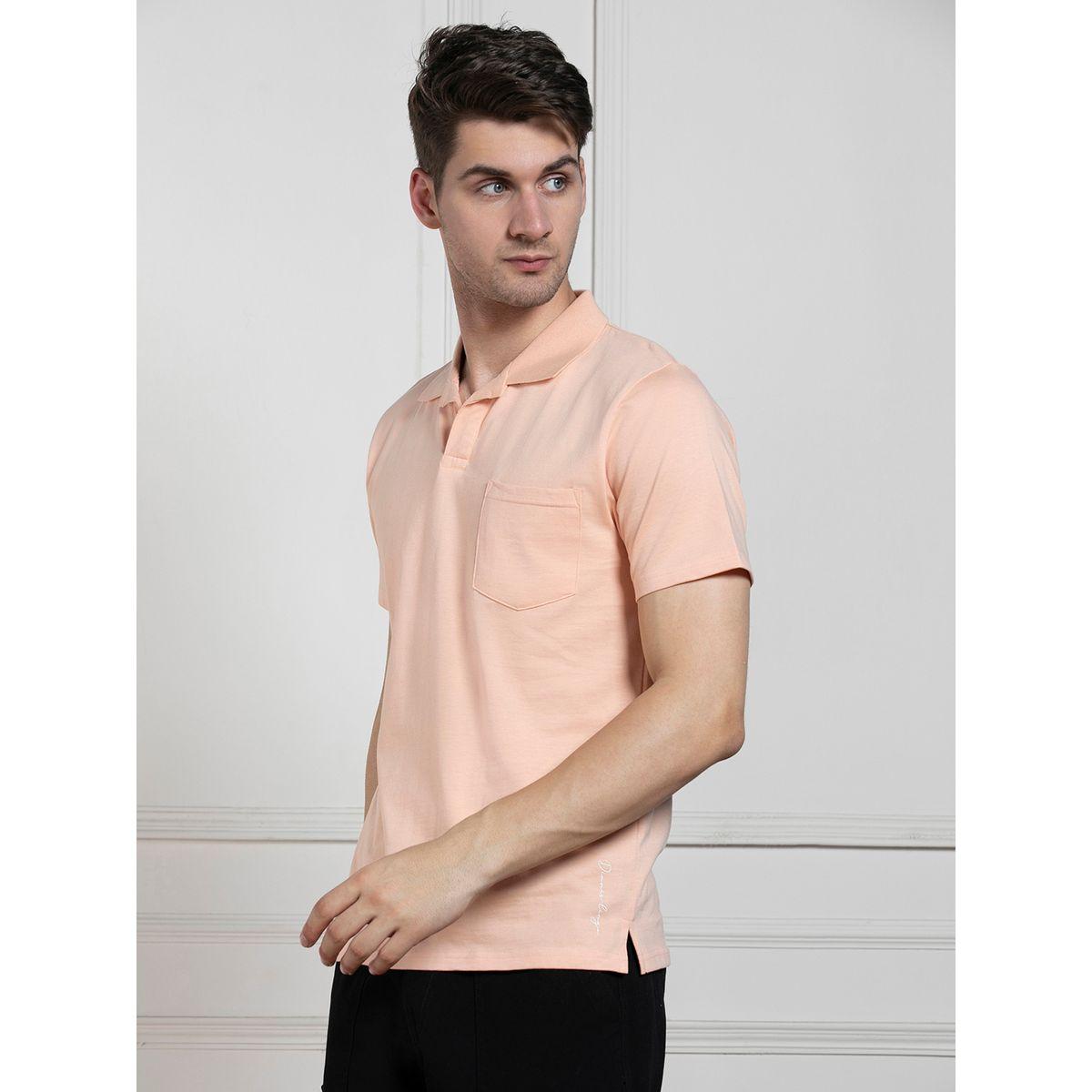 تيشيرت سادة بياقة بولو وجيب مرقع دينيس لينجو × ستايلي-men-clothing-tshirtsandpolos-polos-image-3