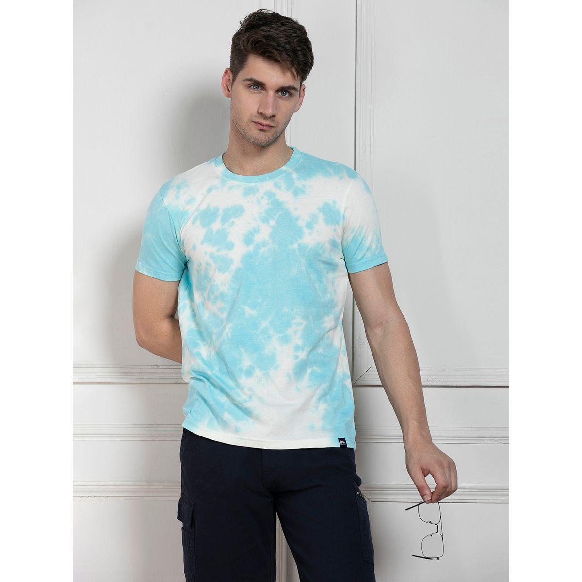 تيشيرت بطبعة تاي داي مع قصة عادية دينيس لينجو × ستايلي-men-clothing-tshirtsandpolos-tshirts-image-1