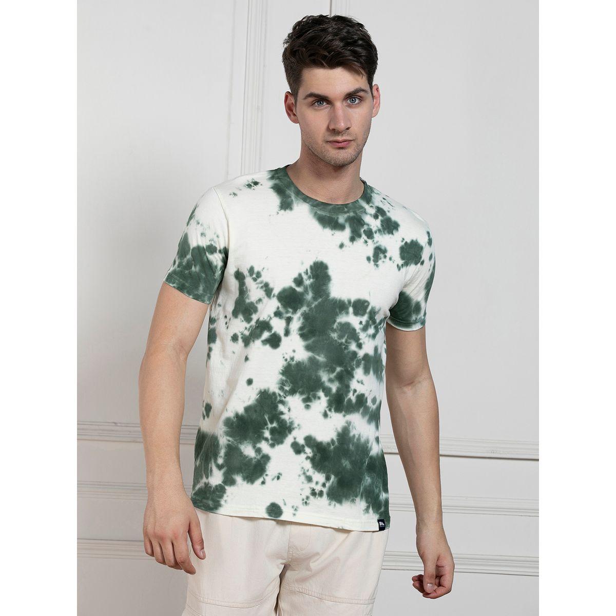 تيشيرت بطبعة تاي داي مع قصة عادية دينيس لينجو × ستايلي-men-clothing-tshirtsandpolos-tshirts-image-2