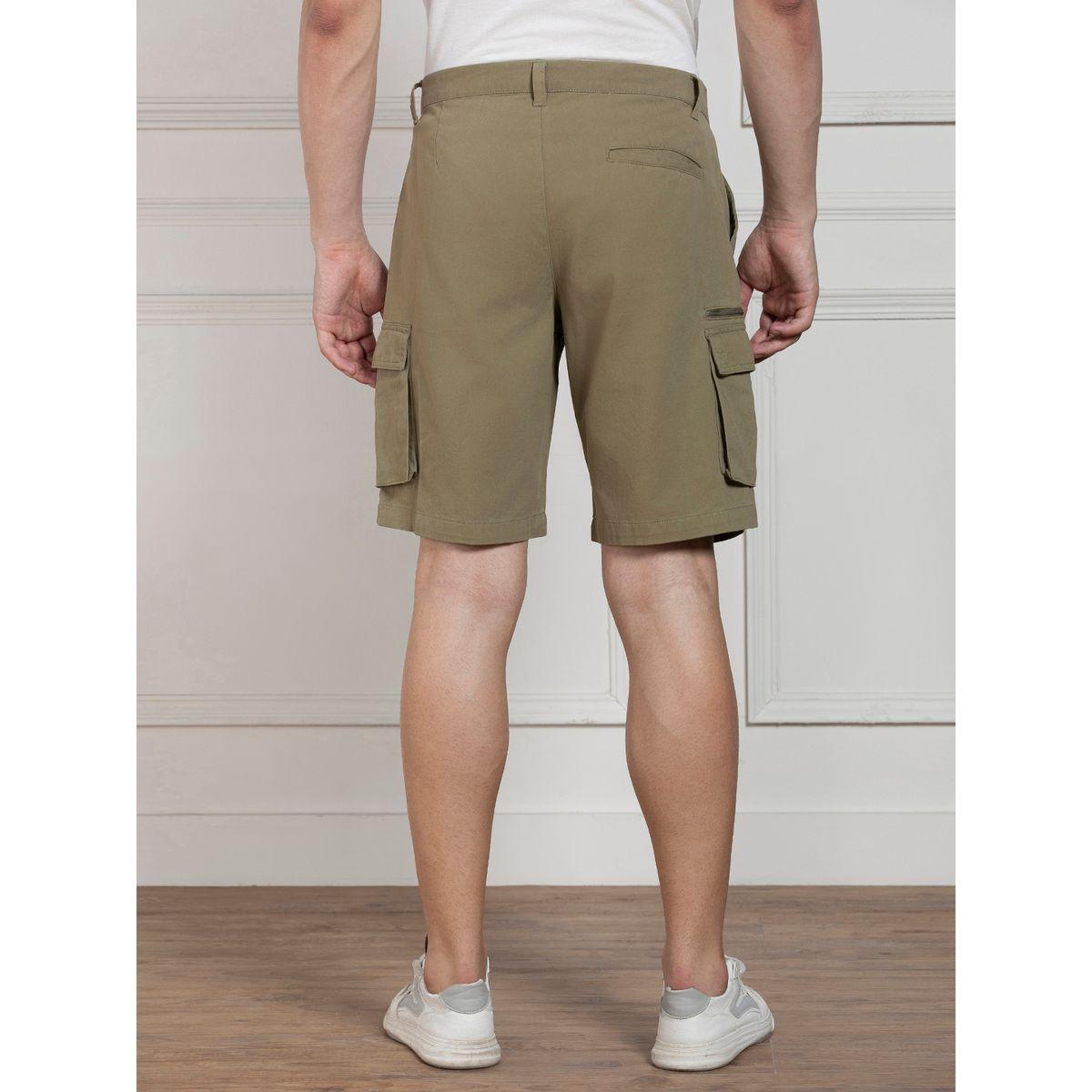 Dennis Lingo X Styli  Relaxed Fit Mid Rise Cargo Pockets Shorts-men-clothing-bottoms-shorts-image-2