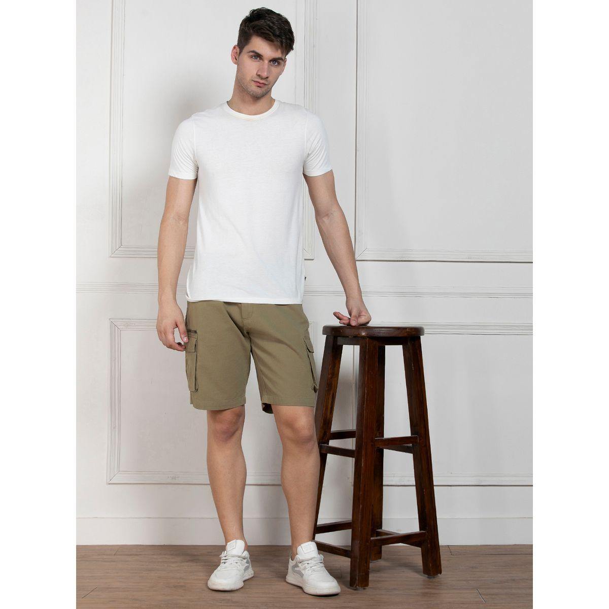 Dennis Lingo X Styli  Relaxed Fit Mid Rise Cargo Pockets Shorts-men-clothing-bottoms-shorts-image-4
