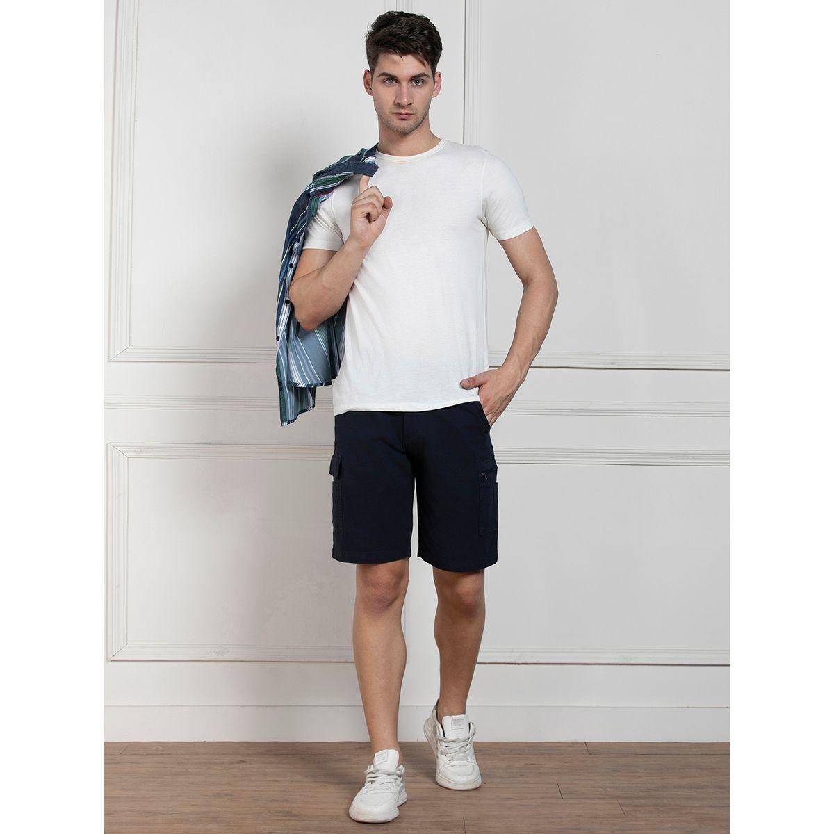 Dennis Lingo X Styli  Relaxed Fit Mid Rise Cargo Pockets Shorts-men-clothing-bottoms-shorts-image-4