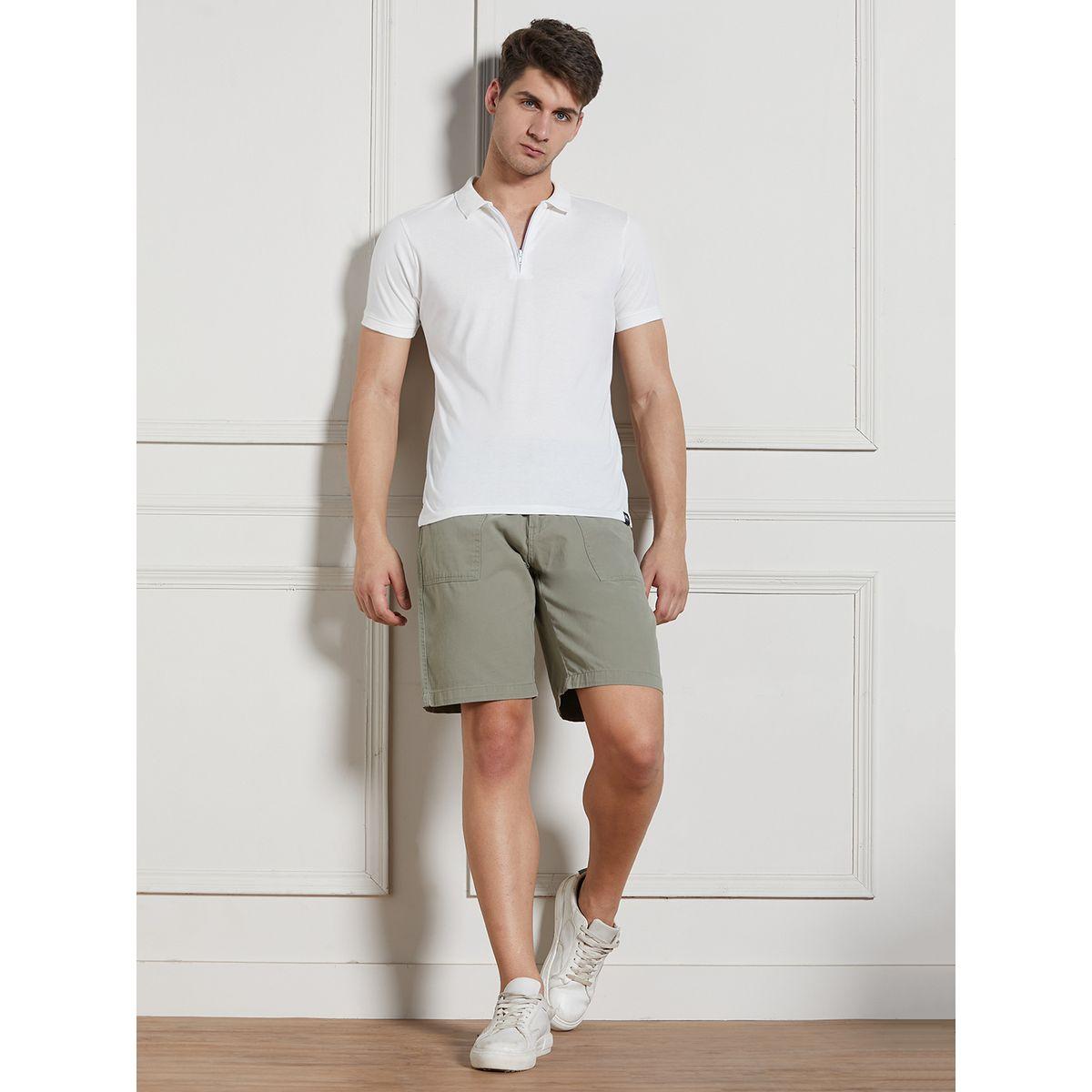 Dennis Lingo X Styli  Solid Relaxed Fit Shorts with Belt Loops-men-clothing-bottoms-shorts-image-4