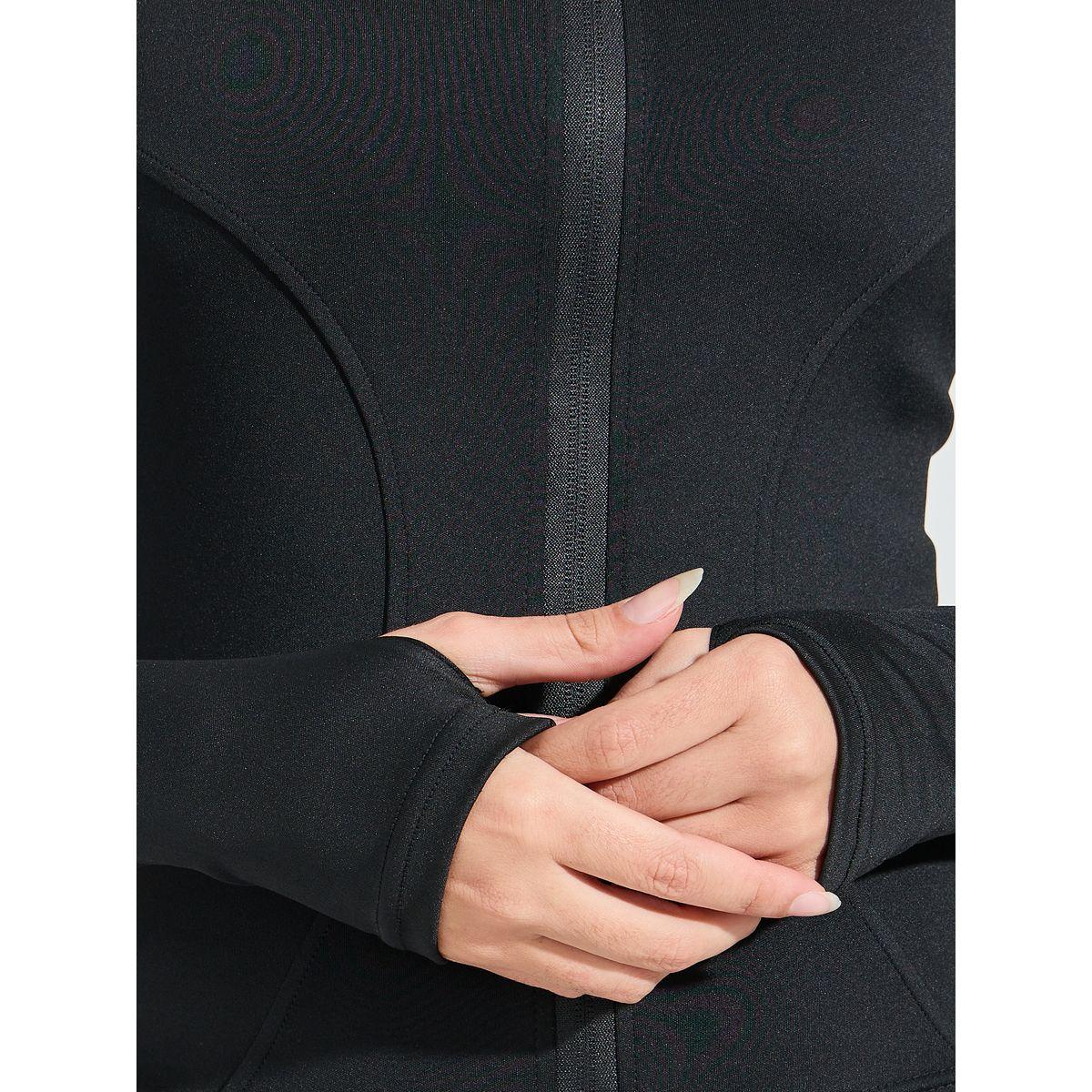 ليقنز بخصر عريض مع جاكيت بدرزات وفتحة ابهام-women-clothing-sportswearandactivewear-trackpantsandtracksuits-image-3