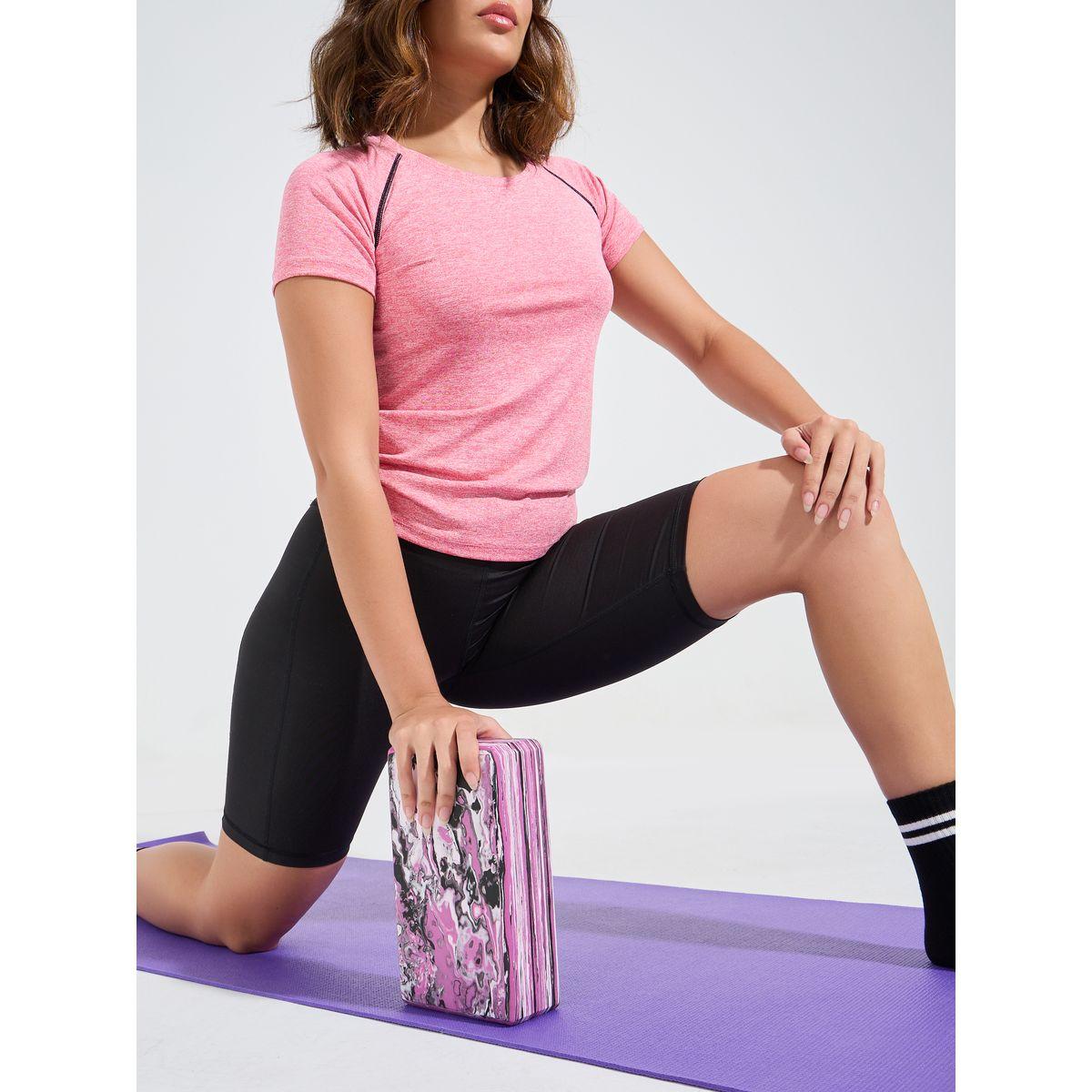 Styli Active Over All Tie Dye Effect Yoga Block-sports-gear-gym-image-2