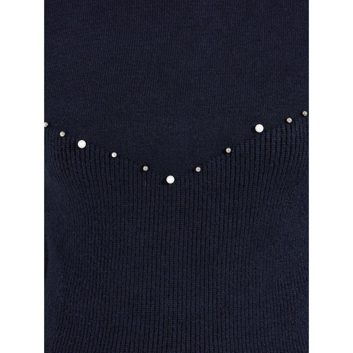 Styli Solid Pearl Detail High Neck Sweater-women-clothing-cardigansandjumpers-jumpers-image-3