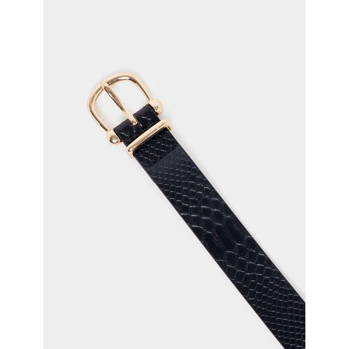 Styli Snakeskin Textured Belt-women-clothingaccessories-belts-image-4