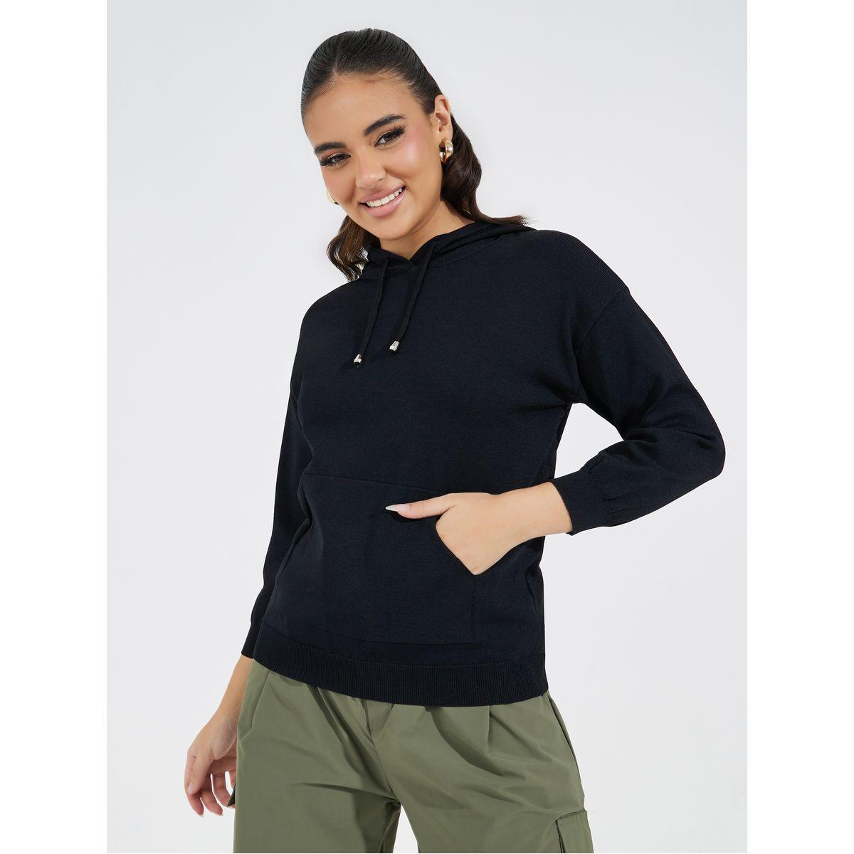 Styli Regular Fit Basic Hoodie-women-clothing-cardigansandjumpers-jumpers-image-2
