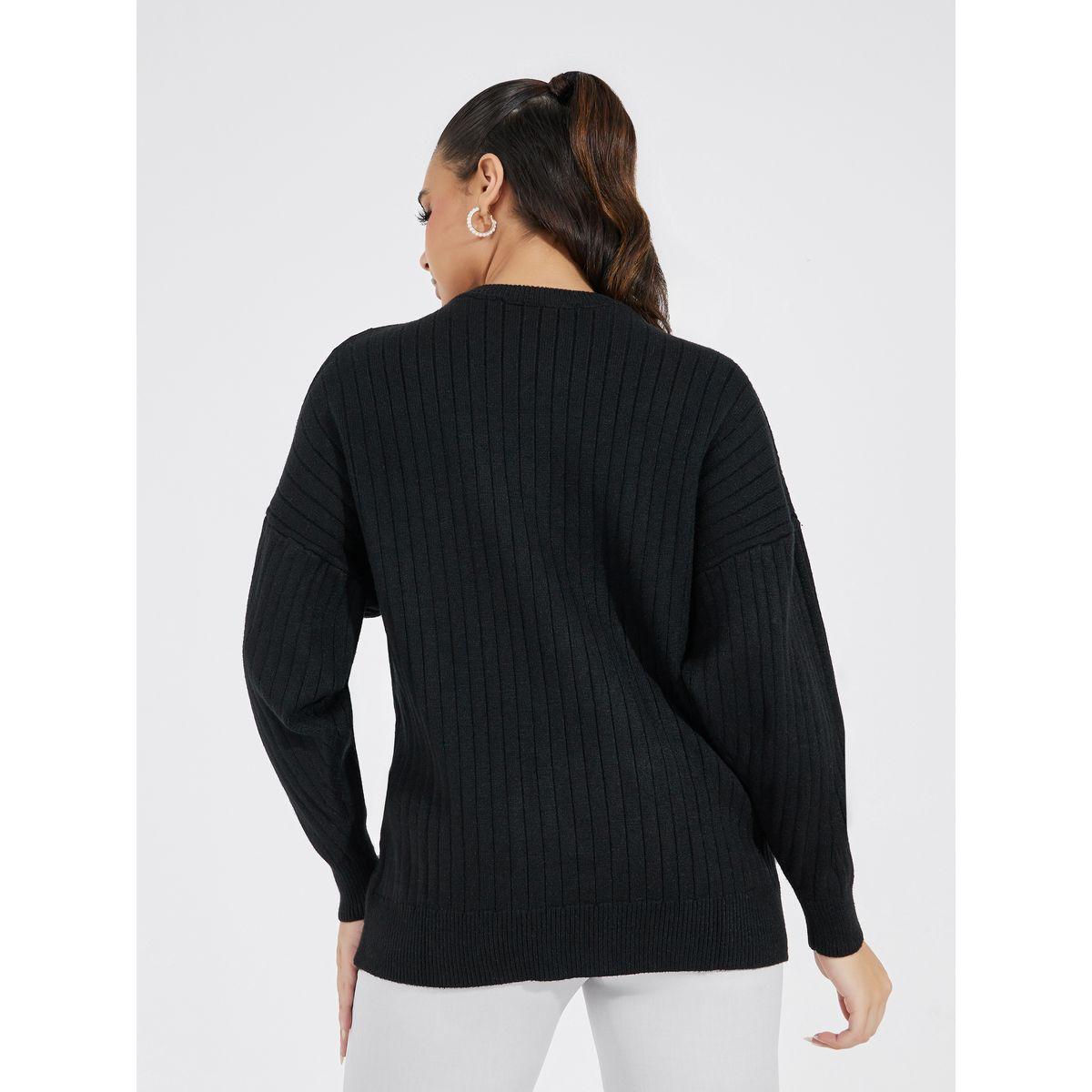 Styli Solid Basic Regular Fit Sweater-women-clothing-cardigansandjumpers-jumpers-image-4