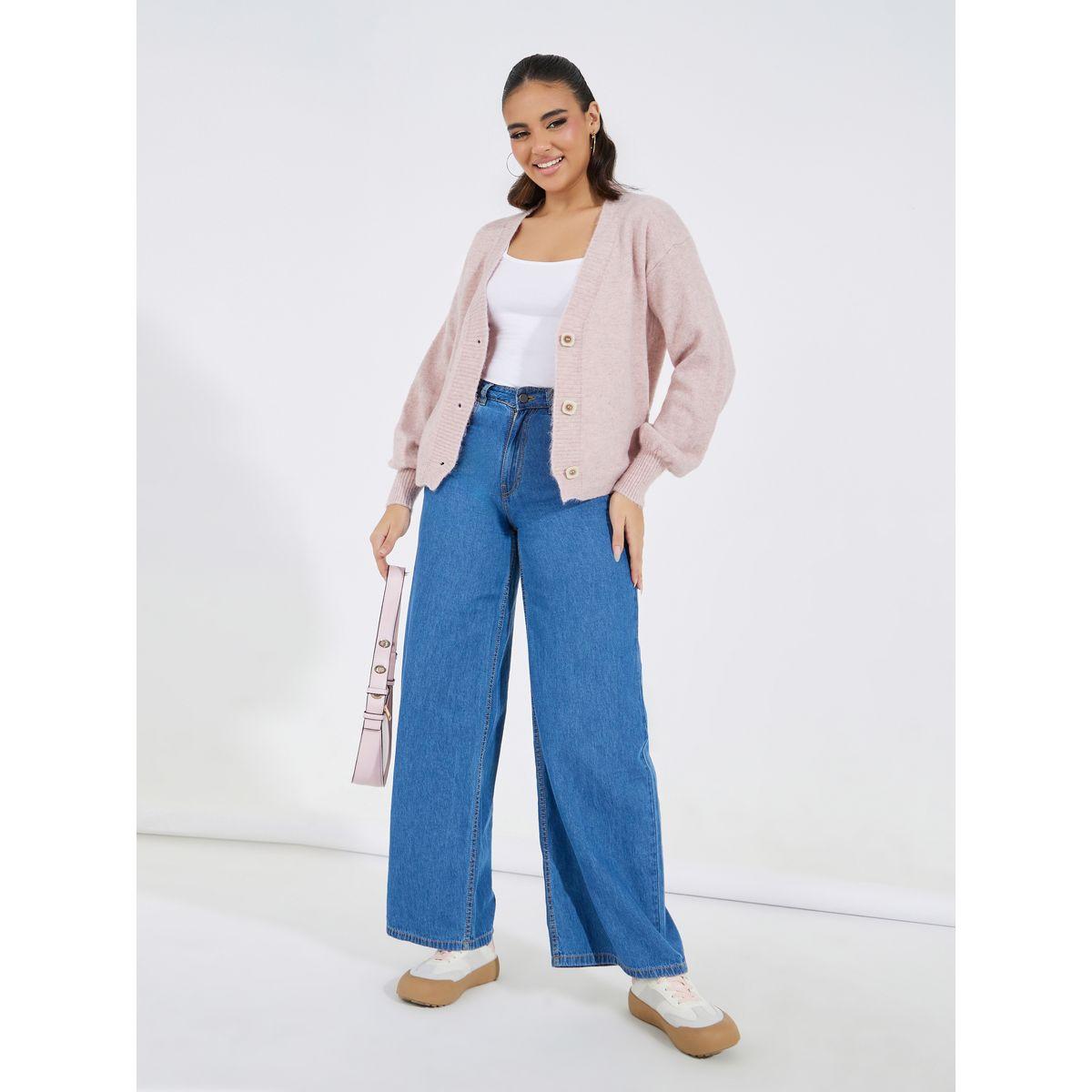 Styli Basic Button Up Solid Cardigan-women-clothing-cardigansandjumpers-jumpers-image-3