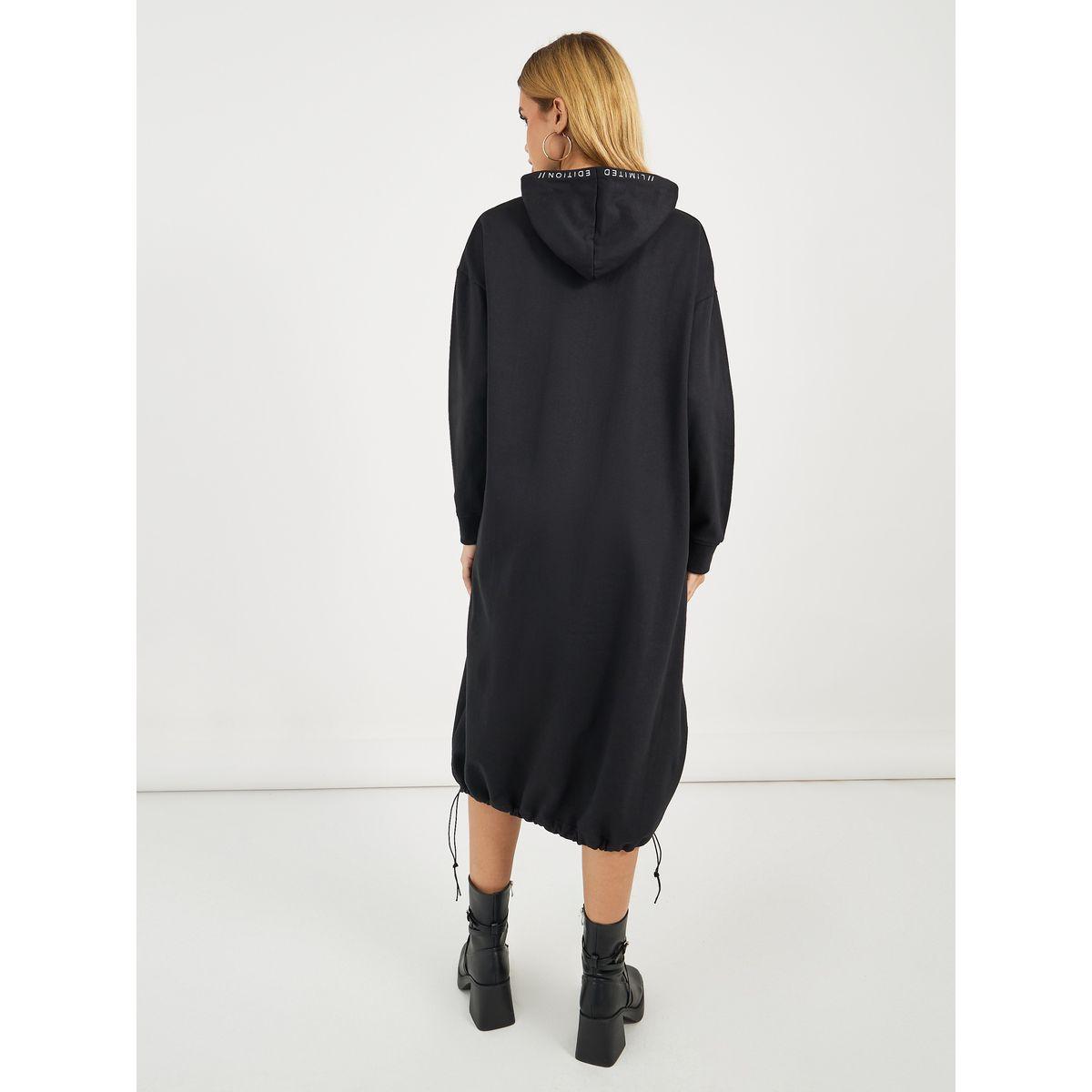فستان ميدي فضفاض بياقة هودي-women-clothing-dresses-image-6