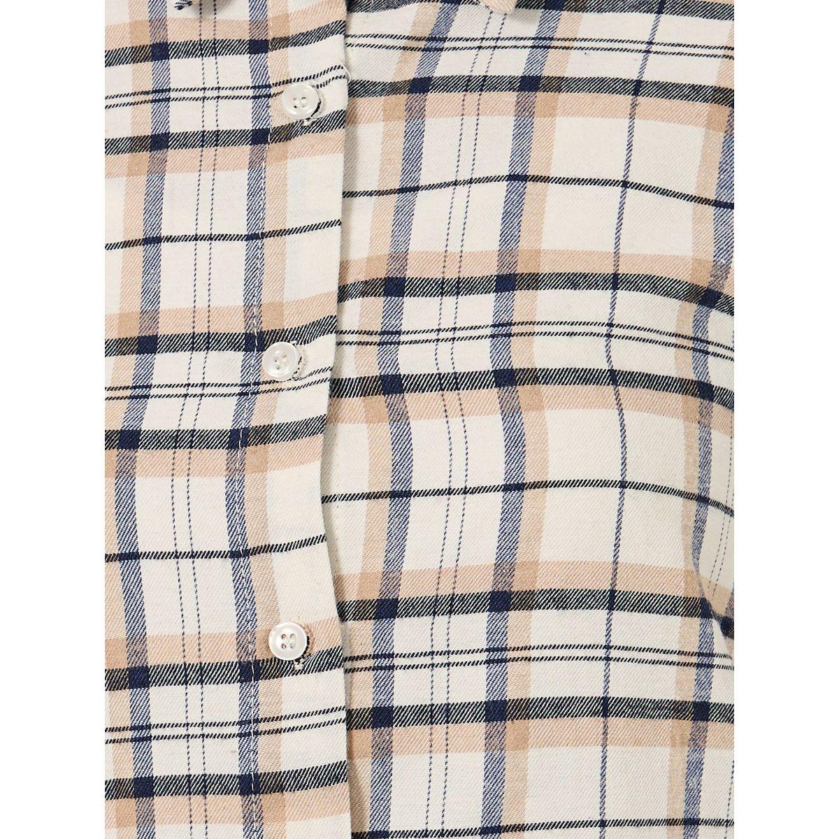 Styli Oversized Checked Collared Longline Shirt-women-clothing-shirtsandblouses-shirts-image-5