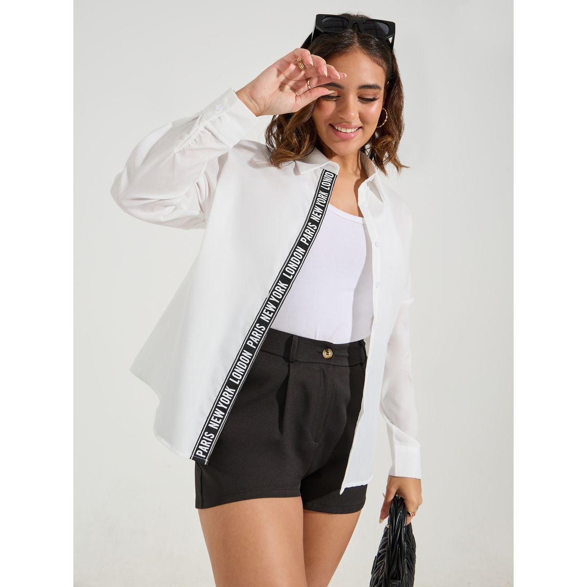 Styli Limited Printed Taping Placket Oversized Shirt-women-clothing-shirtsandblouses-shirts-image-1