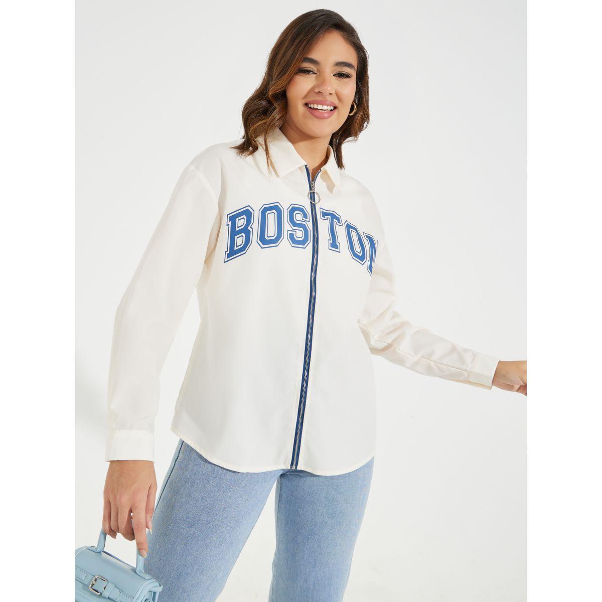 Styli Elevate Boston Print Oversized Zip-Up Longline Shirt-women-clothing-shirtsandblouses-shirts-image-1