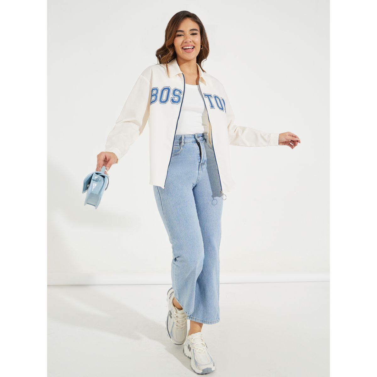 Styli Elevate Boston Print Oversized Zip-Up Longline Shirt-women-clothing-shirtsandblouses-shirts-image-2