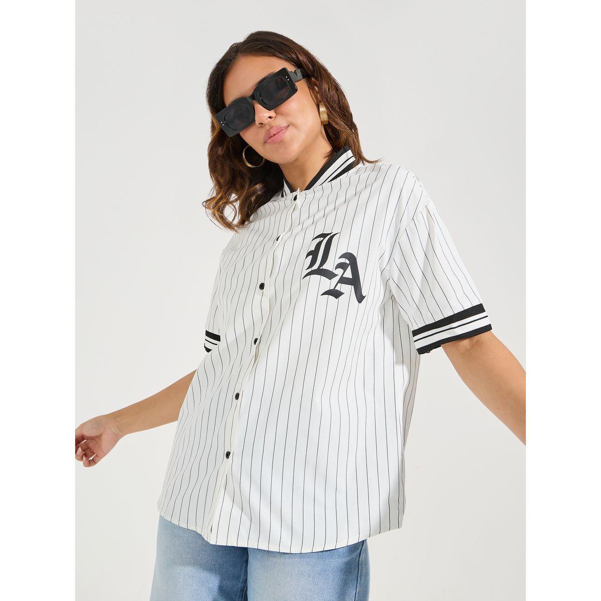 Styli Elevate Rib Collar Graphic Print Oversized Shirt-women-clothing-shirtsandblouses-shirts-image-4