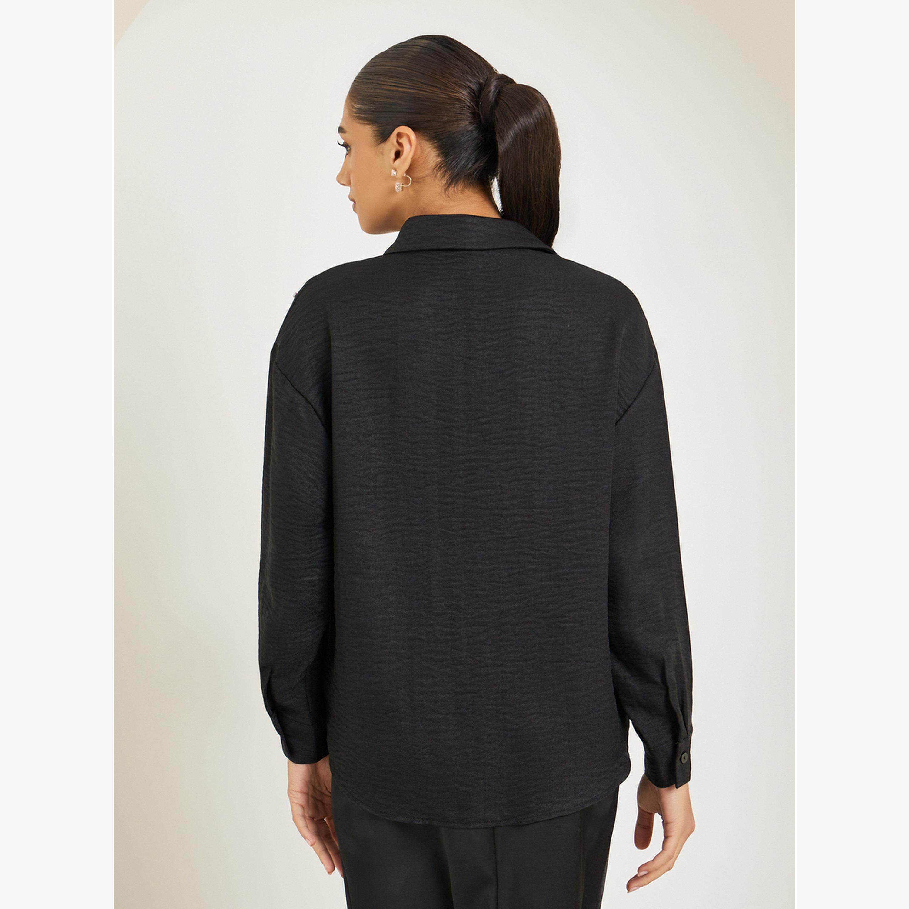 بلوزة بأكمام طويلة ومزين-women-clothing-shirtsandblouses-shirts-image-5