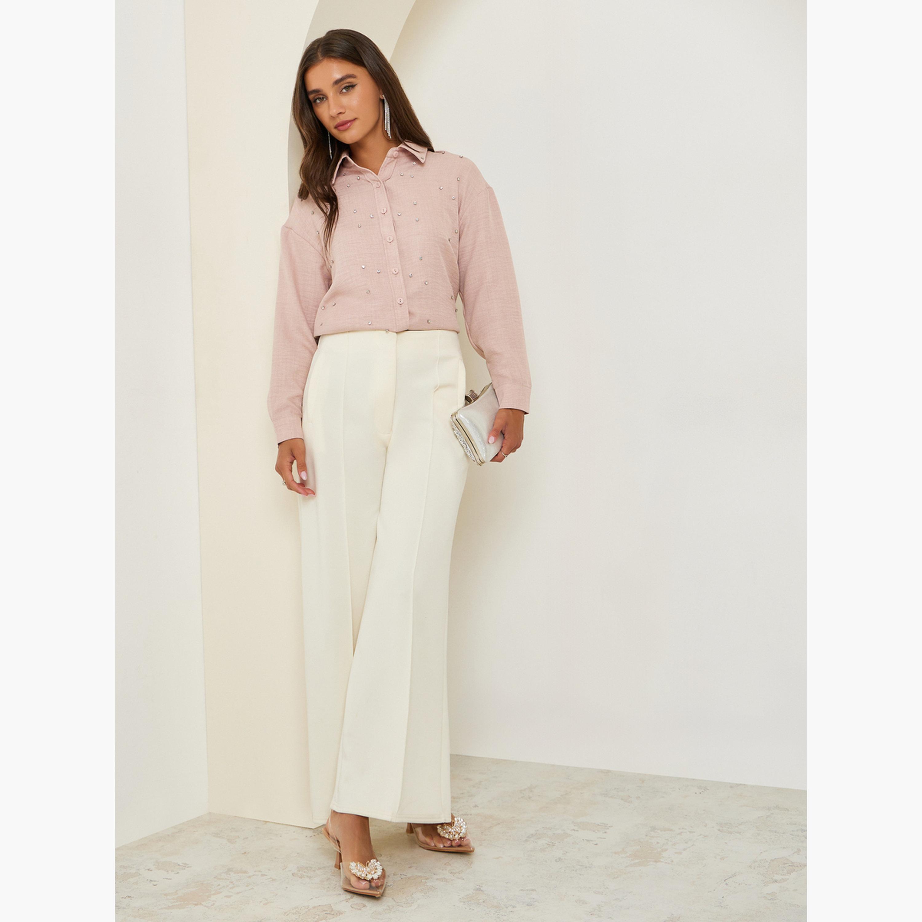 Styli Women Embellished Longline Shirt-women-clothing-shirtsandblouses-shirts-image-2