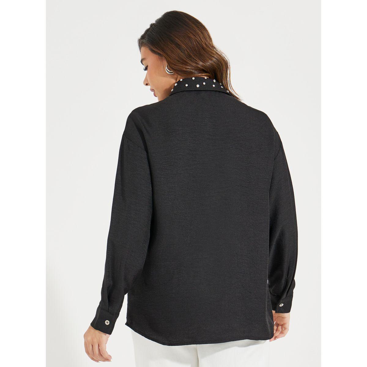بلوزة فضفاضة بأكمام طويلة وأزرار-women-clothing-shirtsandblouses-shirts-image-5
