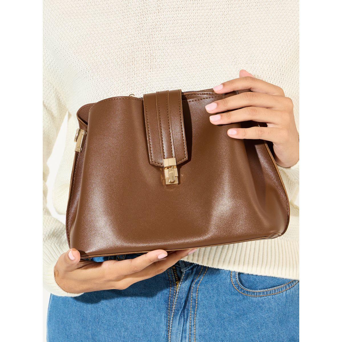 Styli Turn Lock Strap Design Crossbody Bag-women-bagsandwallets-handbags-image-3