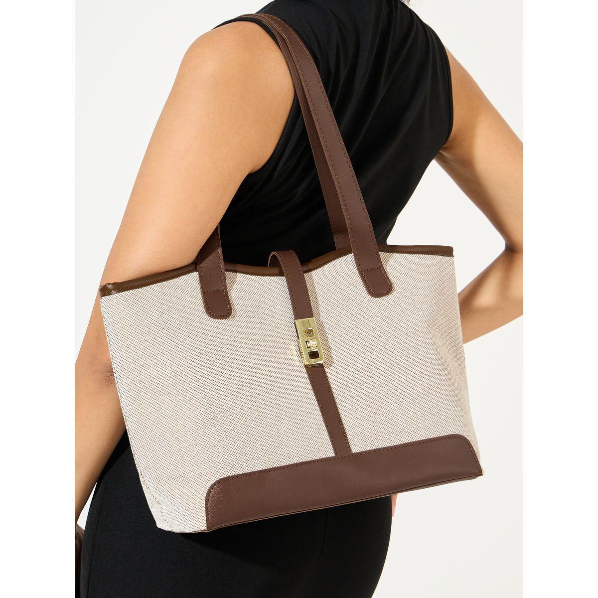Styli Two Tone PU Lining Shoulder Bag-women-bagsandwallets-handbags-image-2