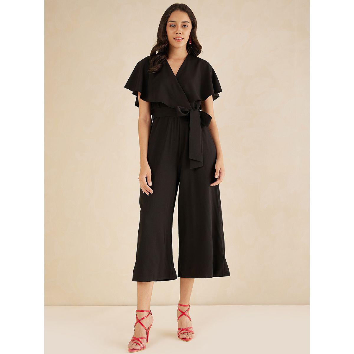 Femmella X Styli  Solid Kimono Wrap Jumpsuit with Ruffled Sleeves-women-clothing-jumpsuits-image-1