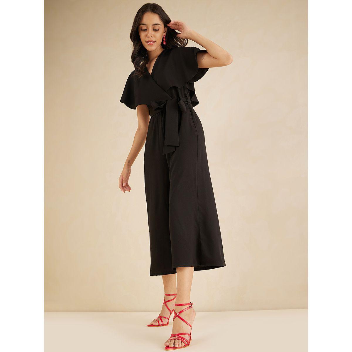 جمبسوت سادة بنمط لف واكمام كشكش فِميلا × ستايلي-women-clothing-jumpsuits-image-6