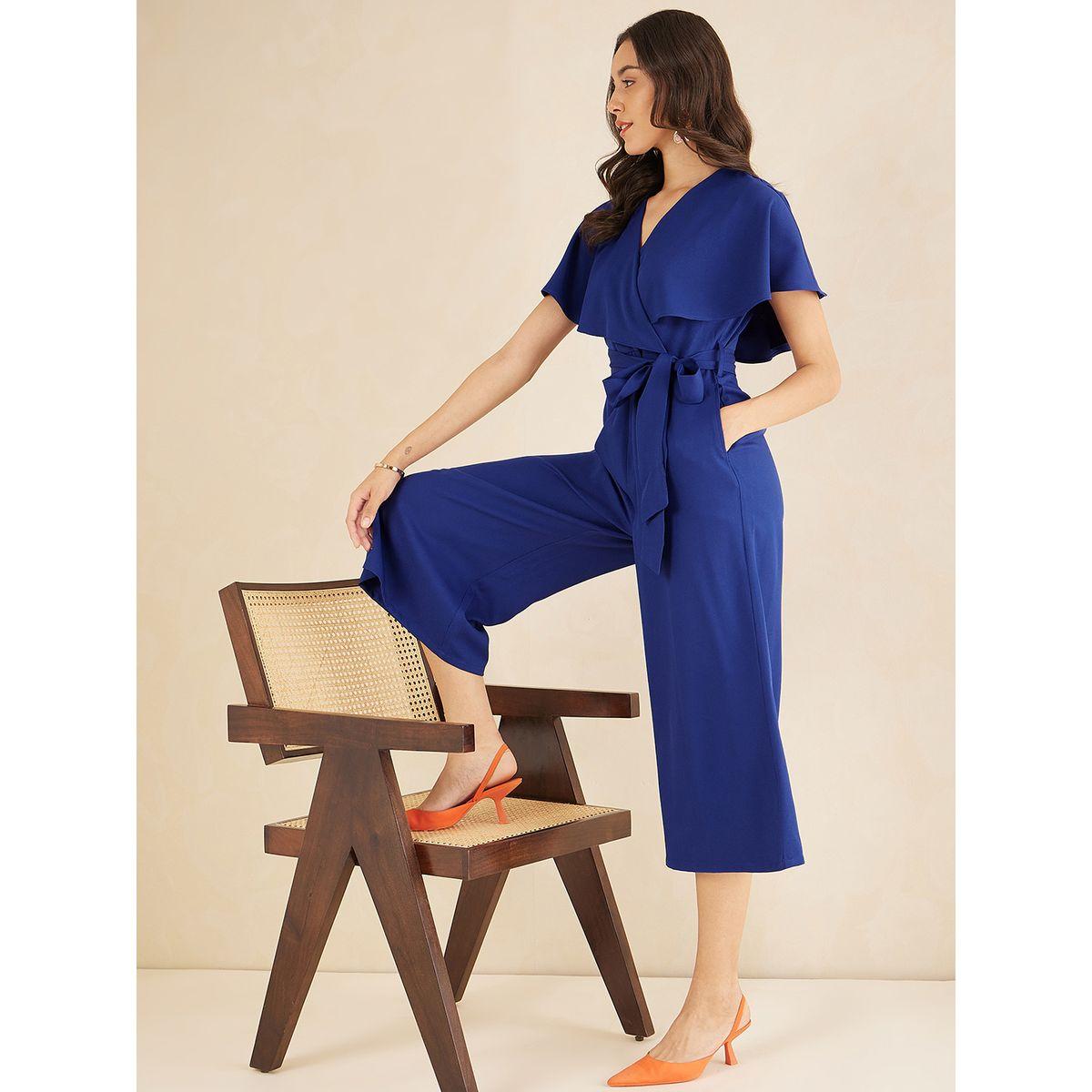 جمبسوت سادة بنمط لف واكمام كشكش فِميلا × ستايلي-women-clothing-jumpsuits-image-6