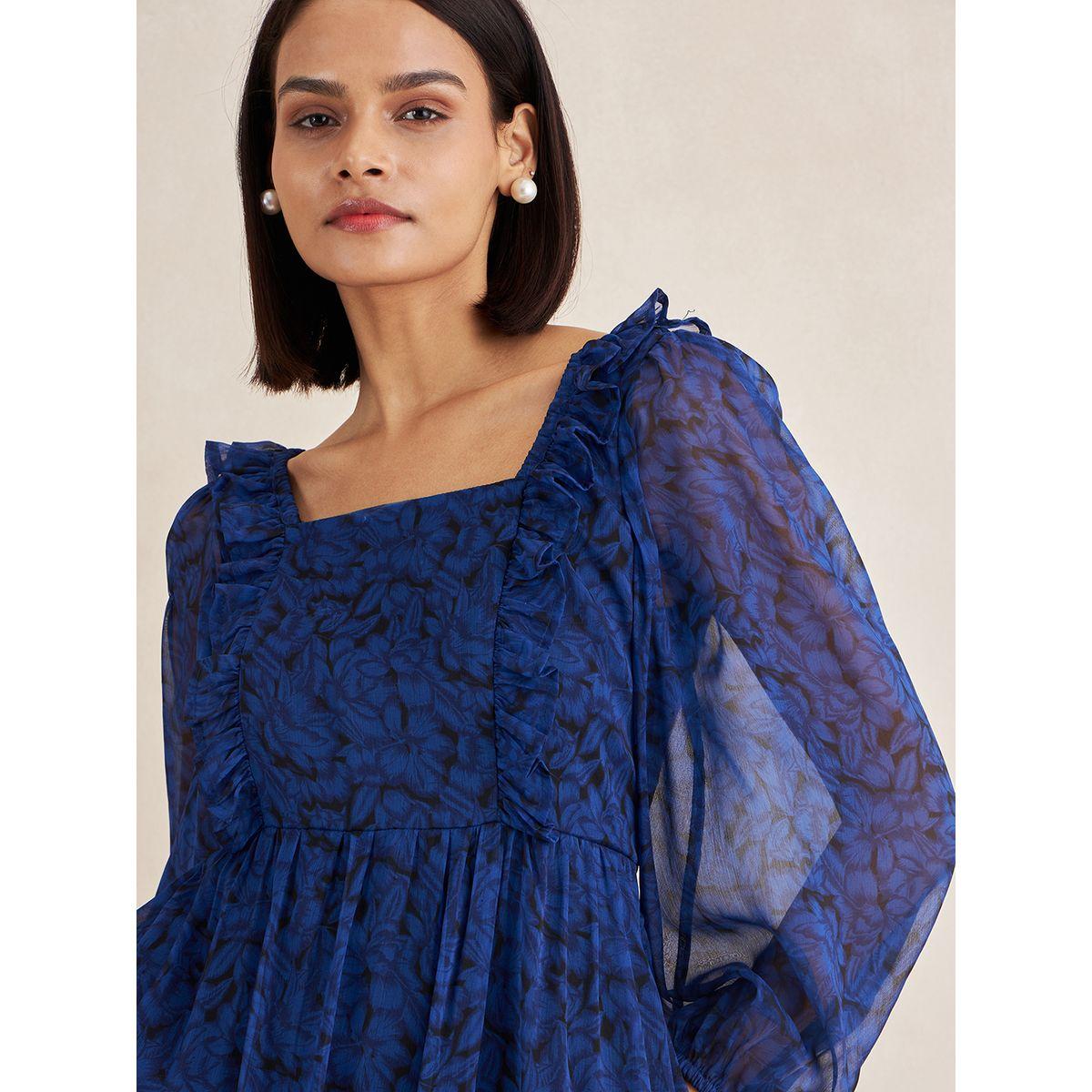 Femmella X Styli  Printed Ruffle Detail Tiered Midi Dress-women-clothing-dresses-image-3