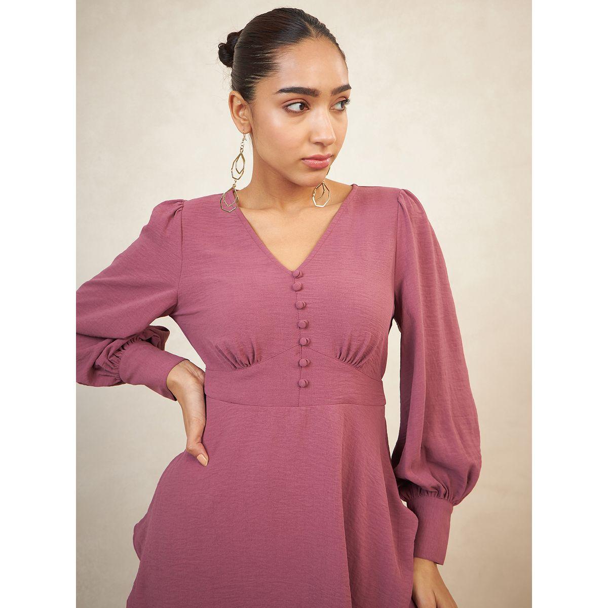 Femmella X Styli  Solid Longline Curved Hem Top & Pants Co-Ords-women-clothing-coordsets-image-4