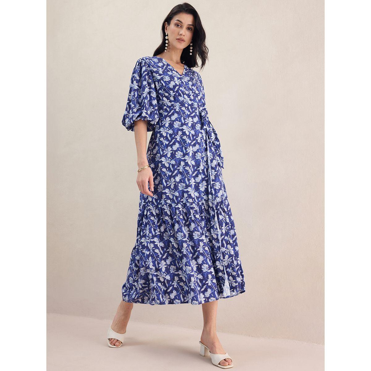 Femmella X Styli  All Over Floral Print Wrap Maxi Dress-women-clothing-dresses-image-5