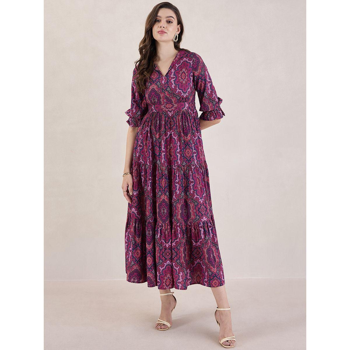 Femmella X Styli  AOP Tiered Maxi Dress-women-clothing-dresses-image-1