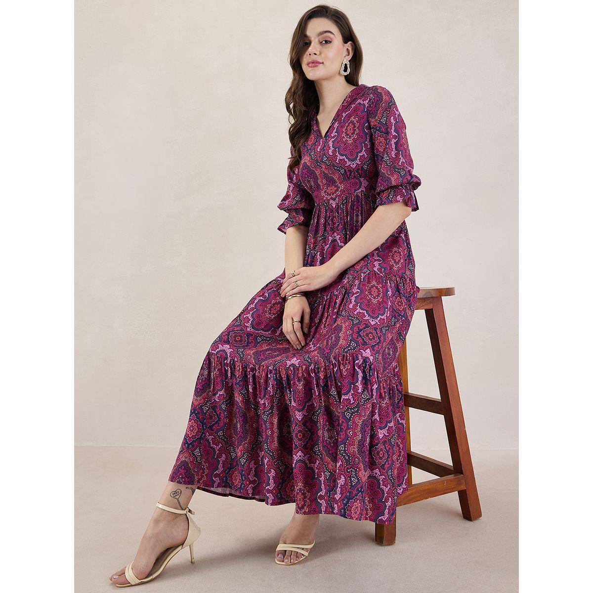 Femmella X Styli  AOP Tiered Maxi Dress-women-clothing-dresses-image-6