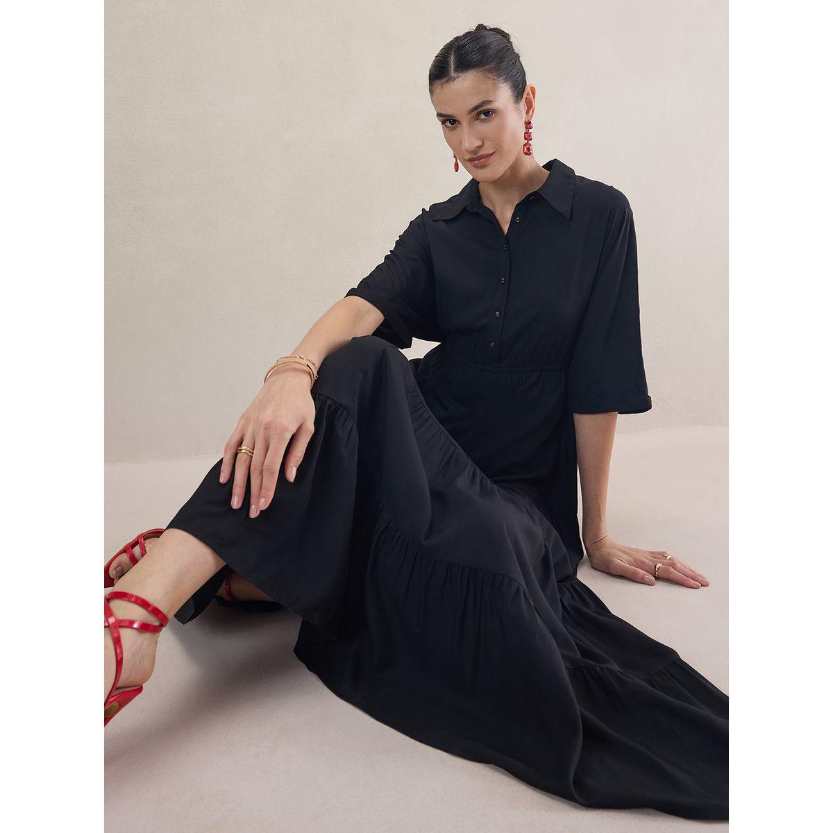 Femmella X Styli  Kimono Sleeve Tiered Maxi Dress-women-clothing-dresses-image-6