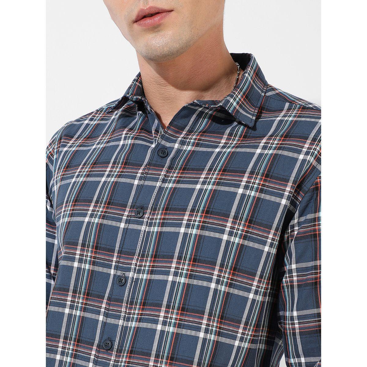 Campus Sutra X Styli  Checkered Casual Shirt-men-clothing-shirts-image-2