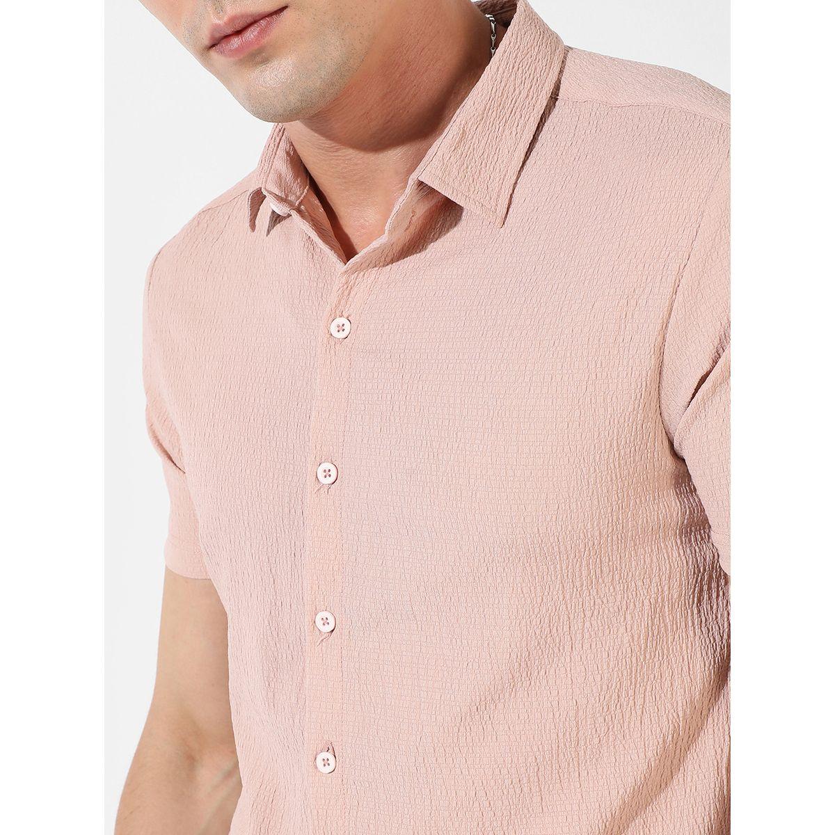 قميص بتفاصيل بارزة الملمس مع ازرار كامبوس سوترا × ستايلي-men-clothing-shirts-image-2