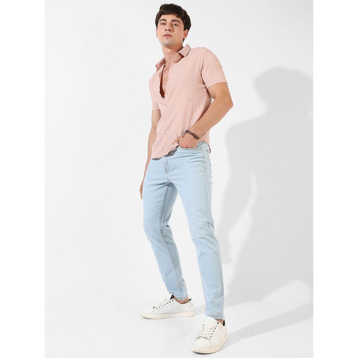 قميص بتفاصيل بارزة الملمس مع ازرار كامبوس سوترا × ستايلي-men-clothing-shirts-image-4