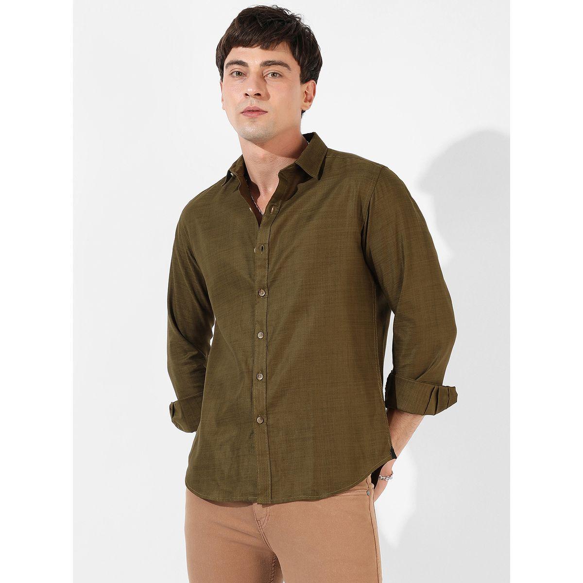 Campus Sutra X Styli  Classic Button-Down Shirt-men-clothing-shirts-image-1