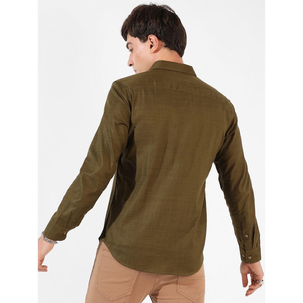 قميص كلاسيك بازرار غلق كامبوس سوترا × ستايلي-men-clothing-shirts-image-3