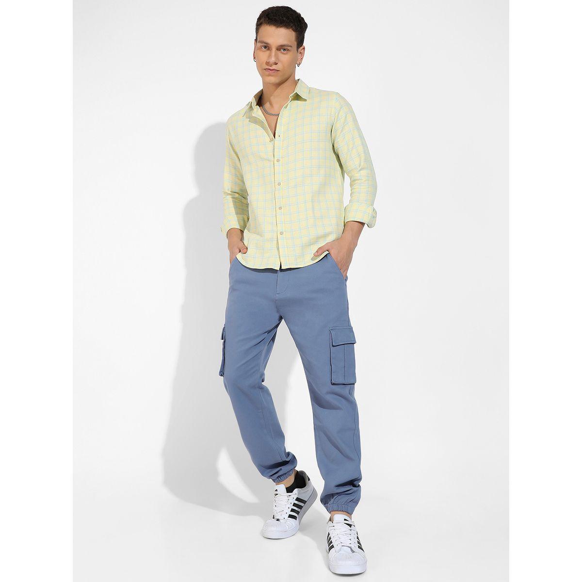 Campus Sutra X Styli  Tartan Plaid Button Down Shirt-men-clothing-shirts-image-4