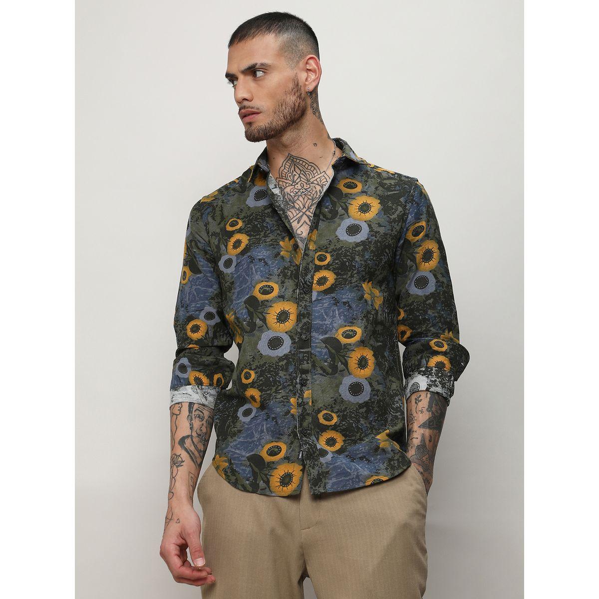 قميص مطبع بالكامل مع اكمام طويلة كامبوس سوترا × ستايلي-men-clothing-shirts-image-1