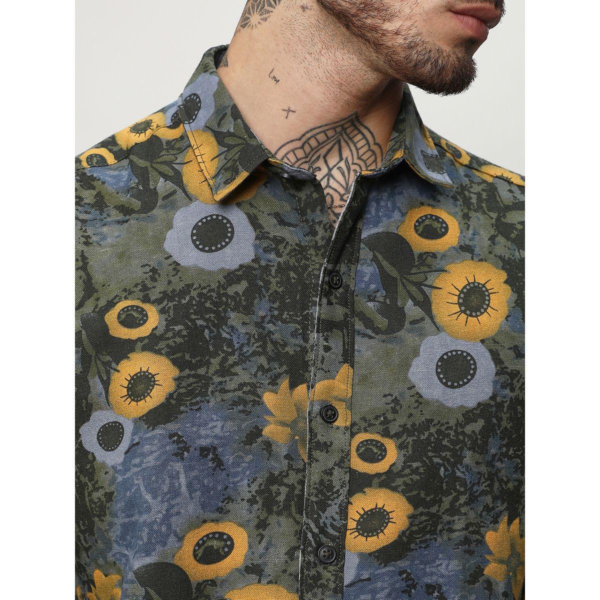 قميص مطبع بالكامل مع اكمام طويلة كامبوس سوترا × ستايلي-men-clothing-shirts-image-2