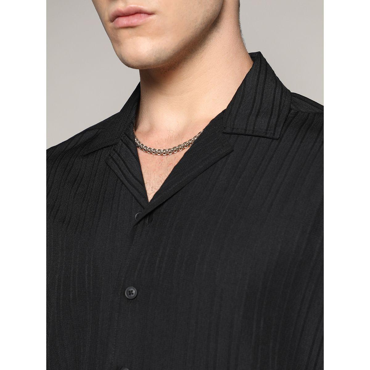 Campus Sutra X Styli  Striped Pattern Casual Shirt-men-clothing-shirts-image-2