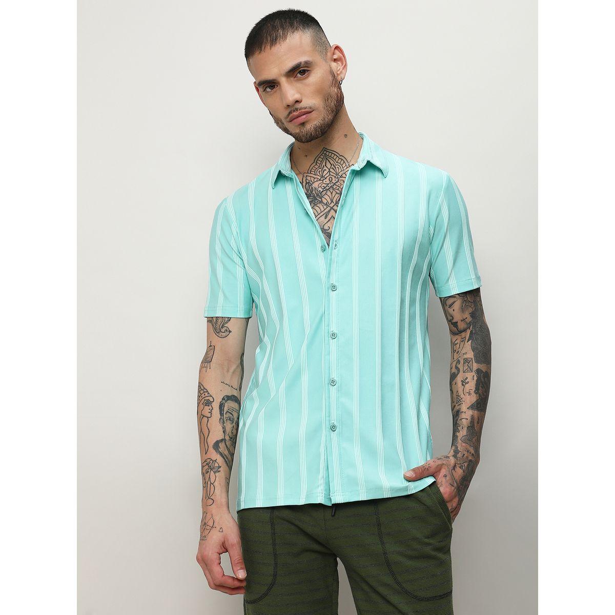 Campus Sutra X Styli  Striped Regular Fit Shirt-men-clothing-shirts-image-1