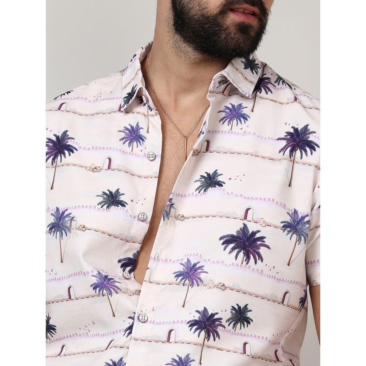 Campus Sutra X Styli  Desert Palm Regular Fit Shirt-men-clothing-shirts-image-2