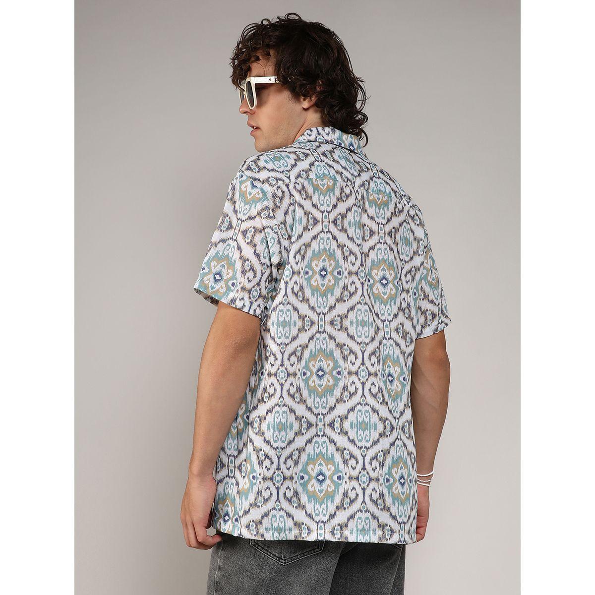 قميص بطبعة ايكات مع ازرار كامبوس سوترا × ستايلي-men-clothing-shirts-image-3