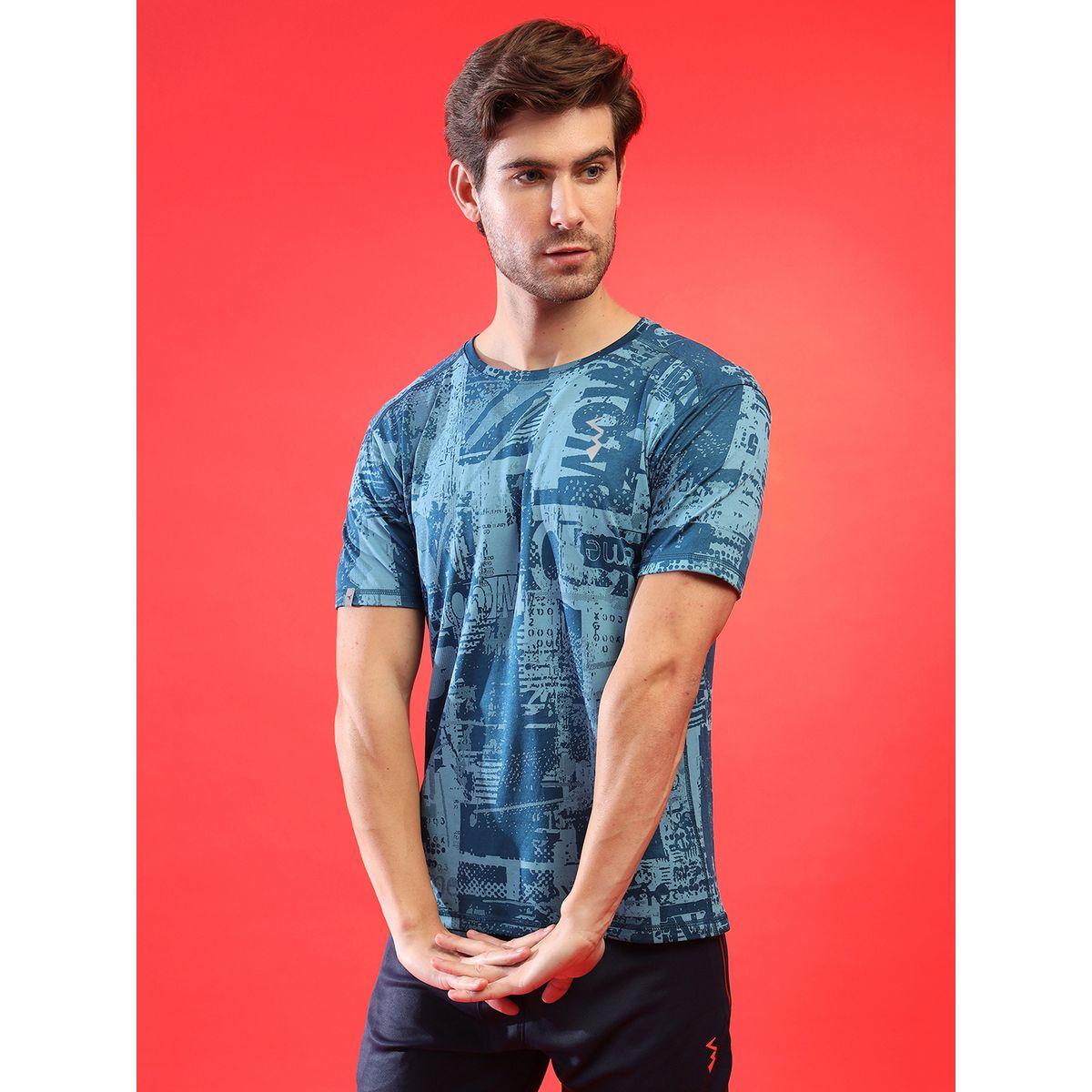 Campus Sutra X Styli  Abstract Print Activewear T-Shirt-men-clothing-sportswearandactivewear-tshirtsandpolos-image-1
