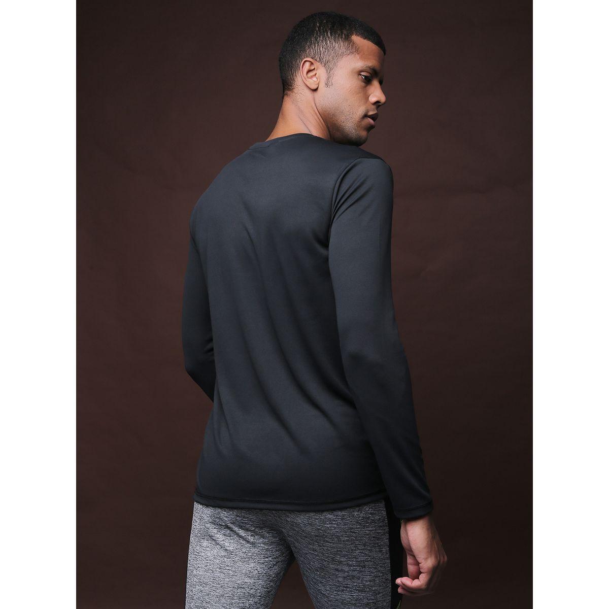 تيشيرت رياضي سادة مطبع بشعار مع اكمام طويلة كامبوس سوترا × ستايلي-men-clothing-sportswearandactivewear-tshirtsandpolos-image-3
