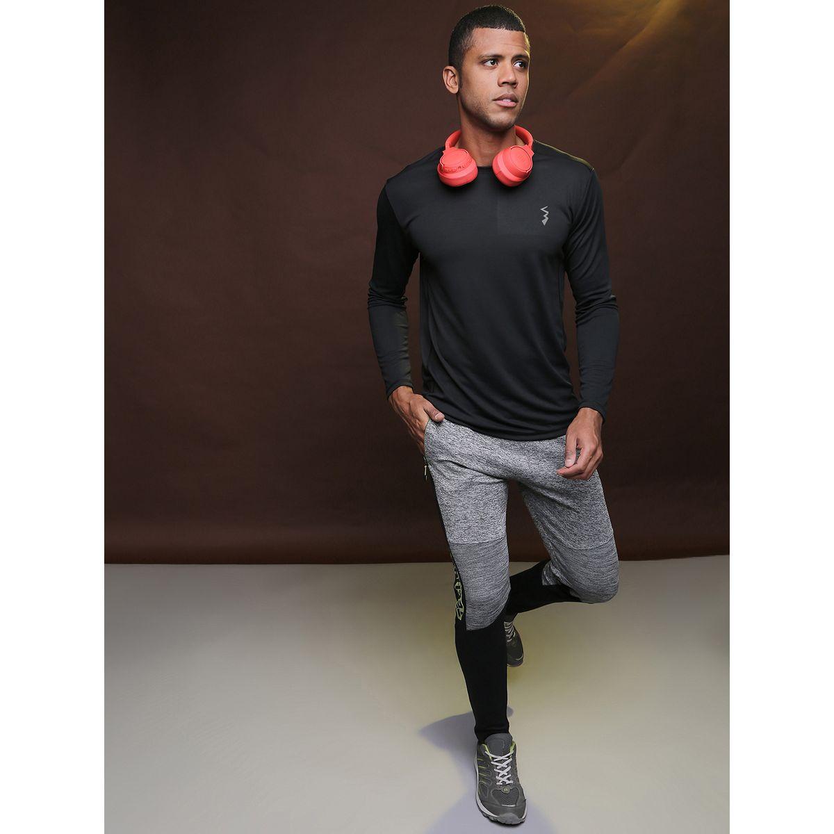 تيشيرت رياضي سادة مطبع بشعار مع اكمام طويلة كامبوس سوترا × ستايلي-men-clothing-sportswearandactivewear-tshirtsandpolos-image-4